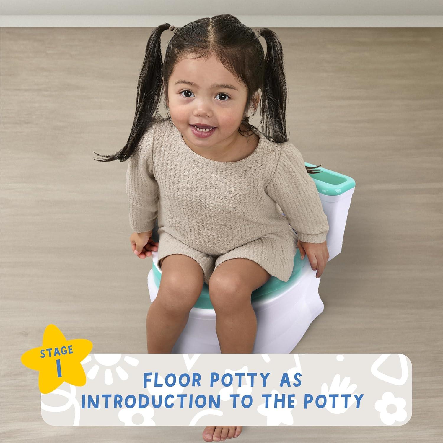 image:imageMs Rachel 2in1 Playtime Floor Potty Trainer With Sound Stage 1 Training Removable Potty Seat for Stage 2 Training 6 Ms Rachel Sounds and Music Storage Removable Parts for Easy Cleaning