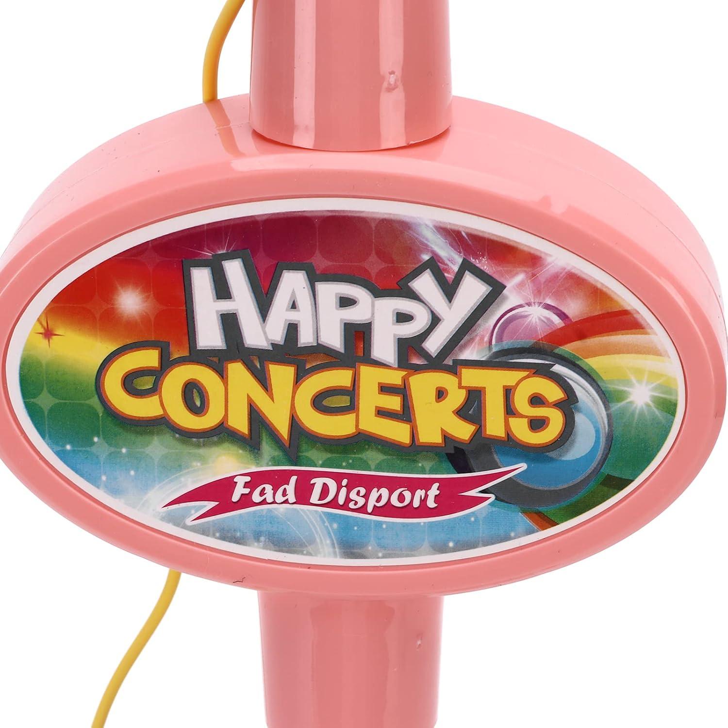 imageMicrophone Jouet pour Enfants Apparence Mignonne Volume appropri Installation Facile Micro karaok pour bb avec Support pour la Maison la Maternelle ABSCouleurquantit