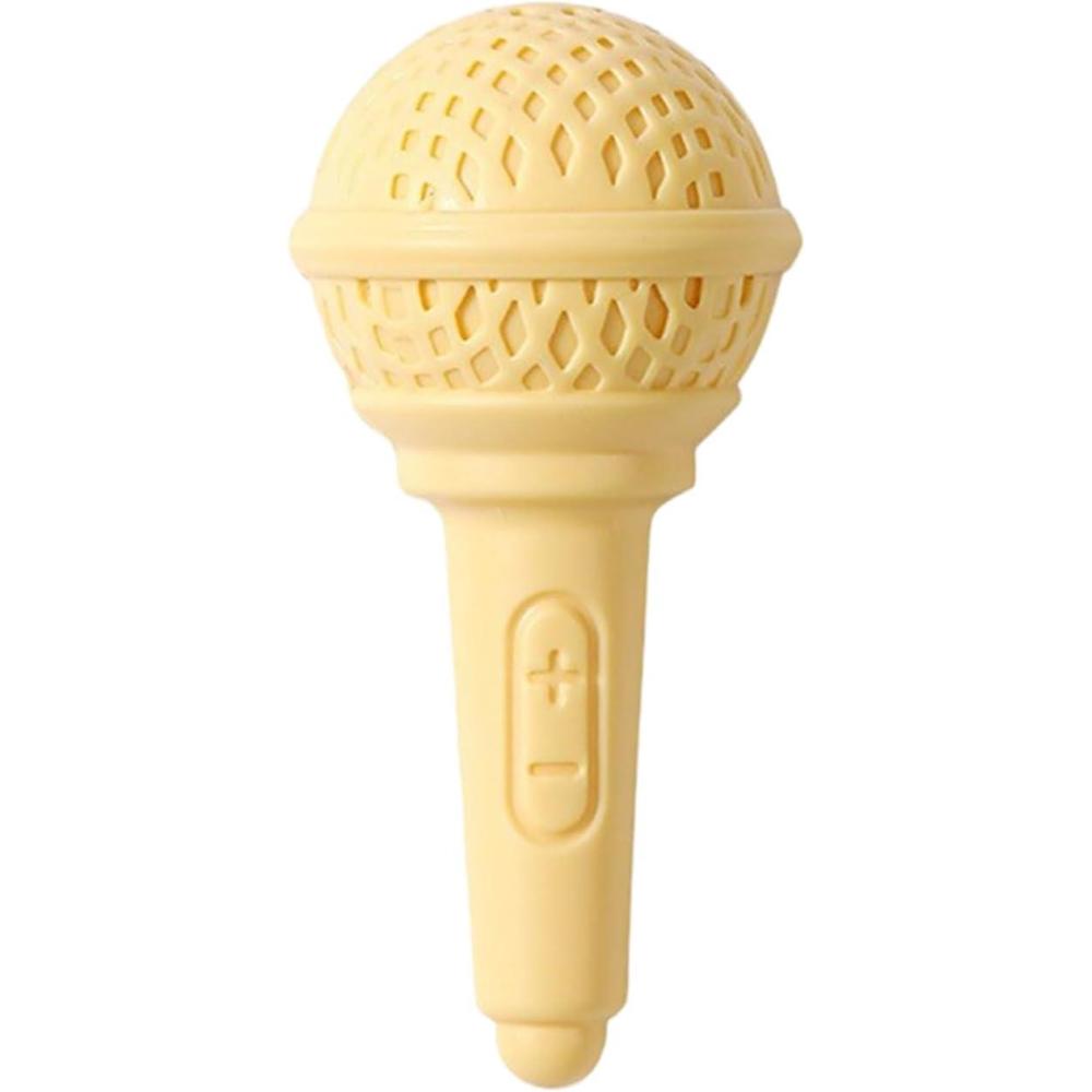 imageJouets pour OiseauxJeu De Hochet DEnrichissement Microphone Jouets pour Aras pour Dressage Exercice Physique Enrichissement Calopsittes Calopsittes Canaris MaisonJaune