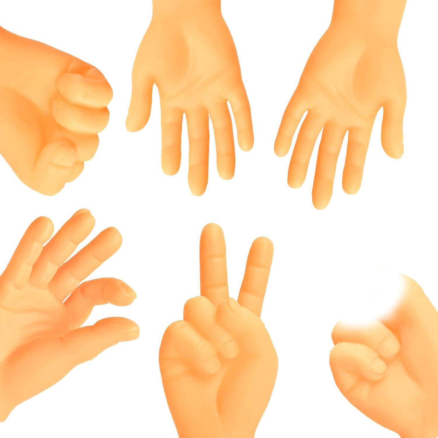imageFinger Marionnettes Chat Drle Marionnettes Doigts Lot de 6 Halloween Cadeau Jouets pour Le Spectacle De Marionnettes Gag Prsent Fte Et Jeu Mini Accessoires6 PCS