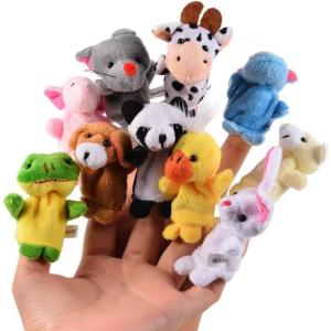 10 Différents Types de Marionnette à Doigt en Forme d&rsquo;animaux.