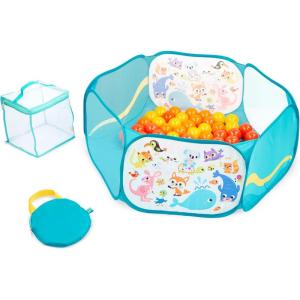 B. toys – Clés de voiture jouets – 4 clés et porte-clés – Télécommande Lumières et Sons – Jouet de dentition pour bébé – 10 mois et +(Fosse à balles – 2)