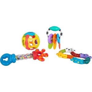 Playgro Coffret Cadeaux Clip Clop Sensory Garden Activity, Gift Pack | Coffret de Jouets, activités Amusantes, Anneaux de Dentition texturés, pour Le bébé de 0 à 12 Mois et Plus.(Activité)