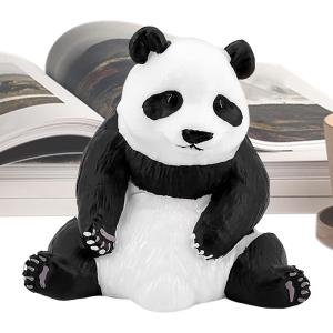 Générique Figurines Miniatures d&rsquo;animaux – Décor De Bureau Petites Figurines d&rsquo;animaux | Jouets Éducatifs Panda Hamster Serpent pour, Décoration et Apprentissage Préscolaire avec Paysage(Panda Géant)