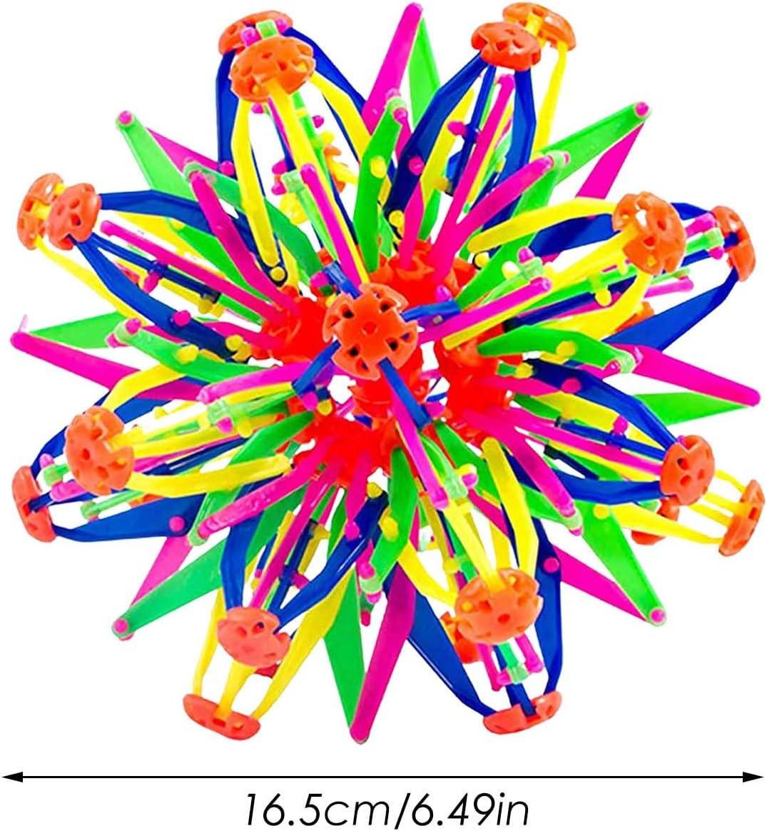 imageRespiration Extensible 2X ABS Balle De Dtente Sensorielle Innovante Colore Sr AntiStress Rtractable Boules Magique Extensible Activits dapprentissage Prscolaire pour Enfant
