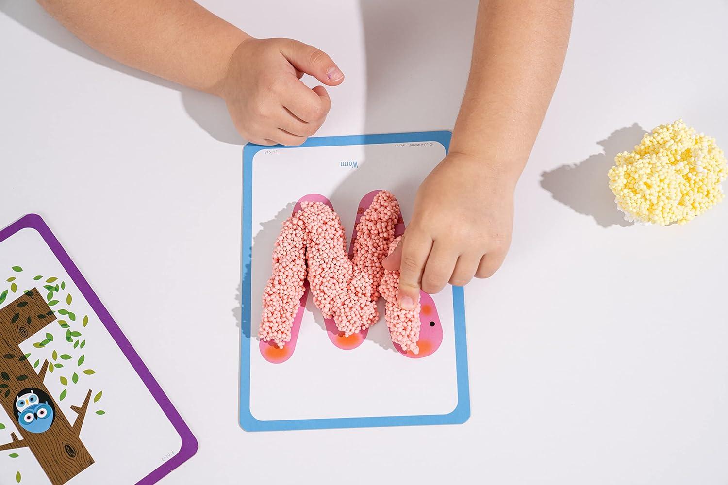 imageLearning Resources Activit de prparation prscolaire dapprentissage des formes et des sons des lettres Playfoam partir de 3 ans