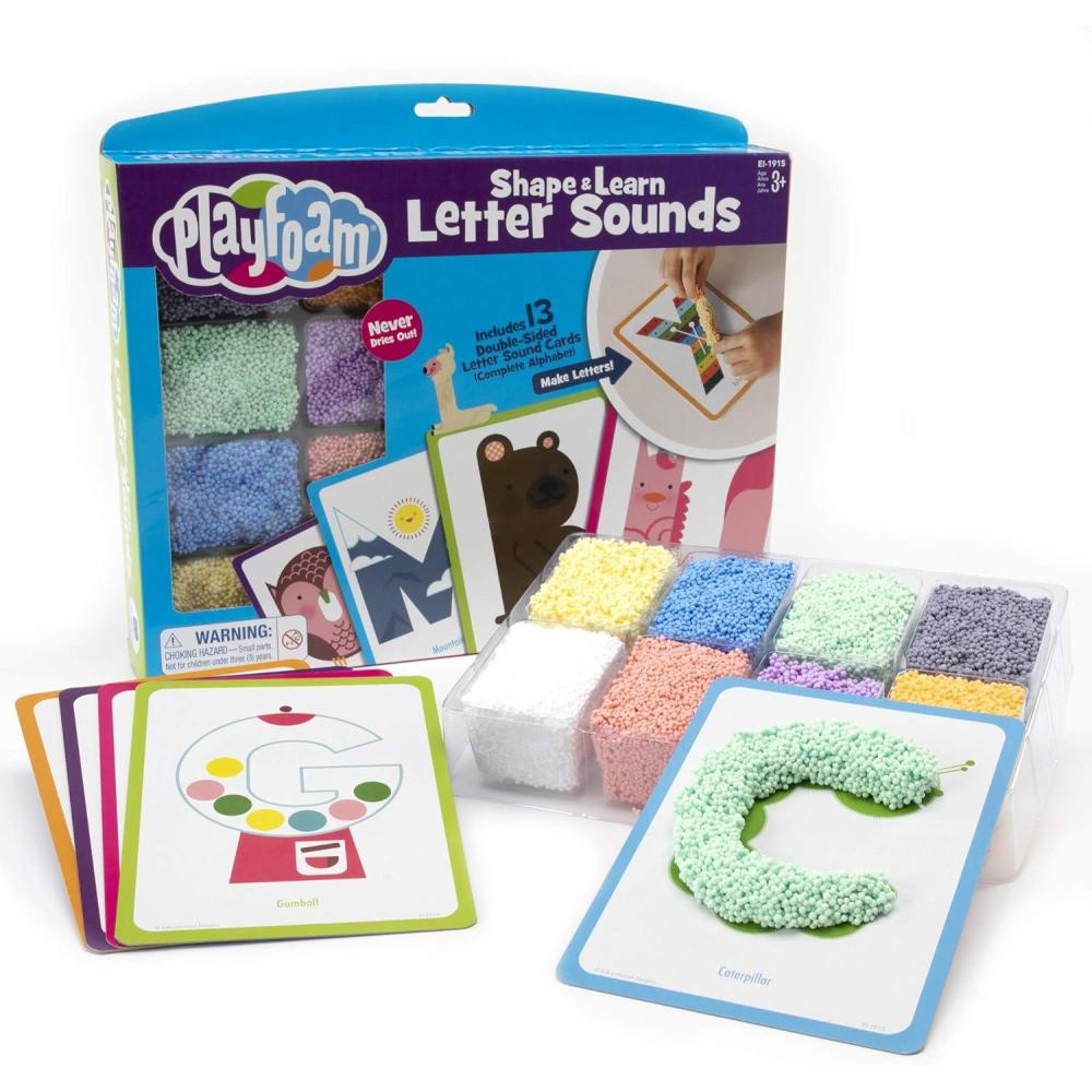 imageLearning Resources Activit de prparation prscolaire dapprentissage des formes et des sons des lettres Playfoam partir de 3 ans