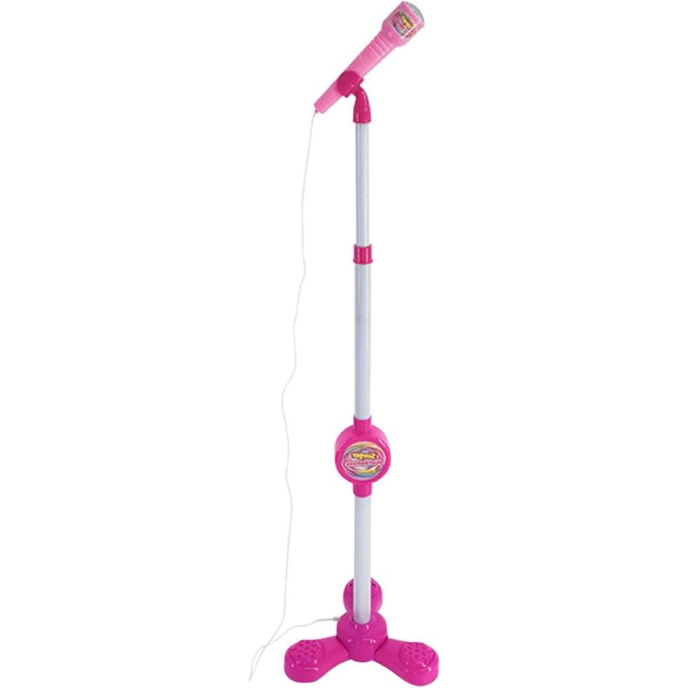imagePied De Microphone pourMicrophone sur Pied pour Jouet Color avec Support MicroPhone Musical avec Fonction ConnectableOutil De Performance Cratif Filles Garons Et