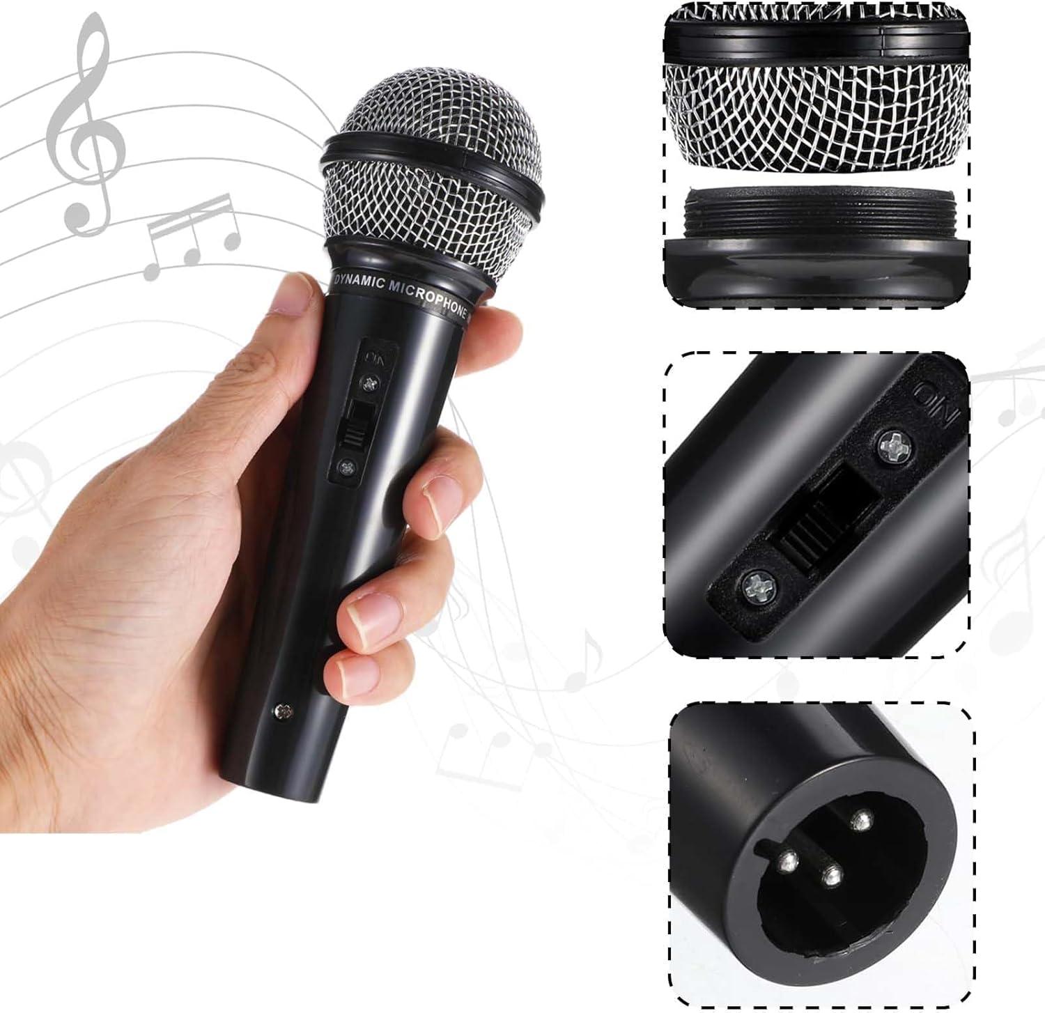 image3 pices Microphone en PlastiqueFaux Accessoires de MicrophoneMicrophoneJouetPlastiqueFauxMicrophoneJouet Simuler NoirFauxMicrophoneJouet Simulerpour scne de karaokfteSpectacleetc