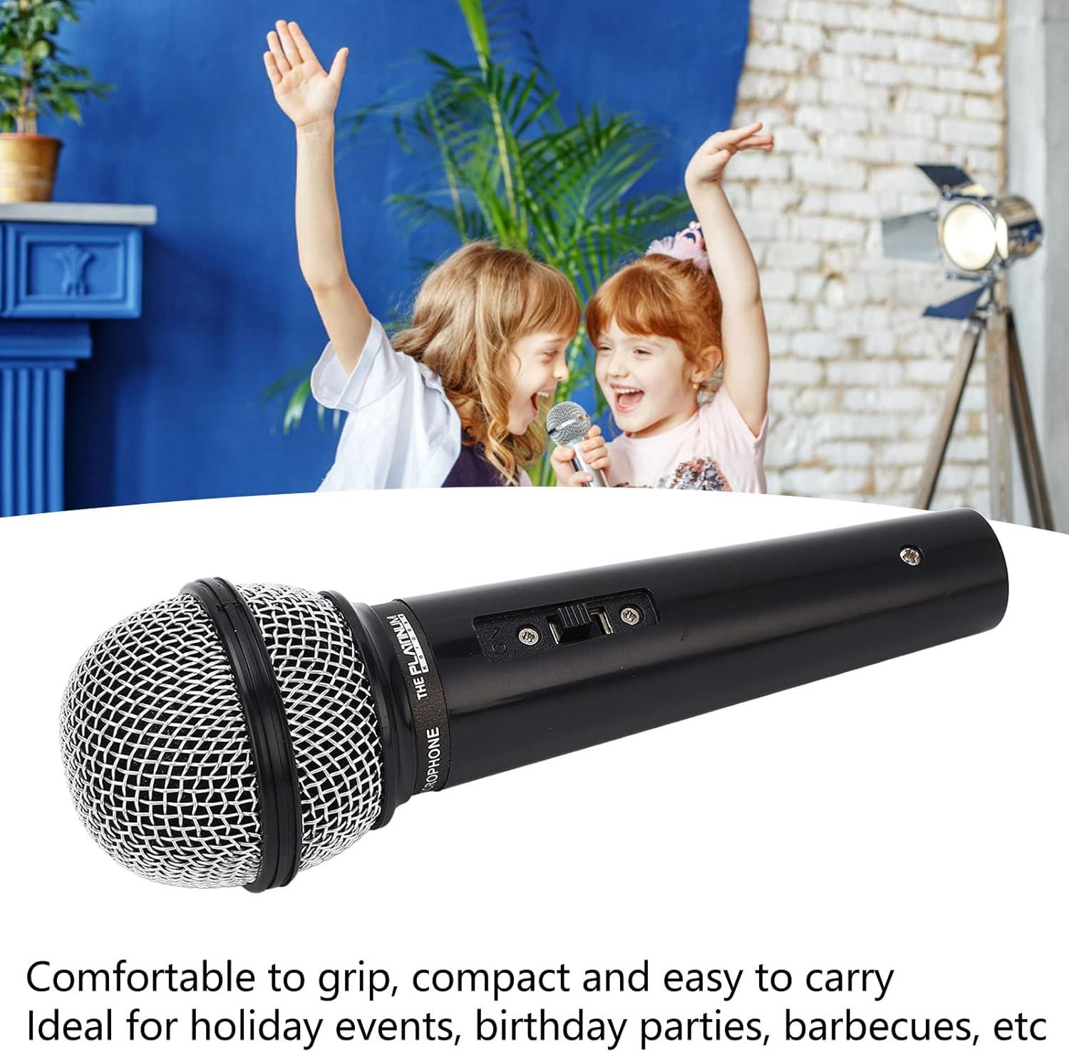 imageJouet de Microphone Forme Confortable Bords Polis Compact pour Les Activits de Vacances Ftes danniversaire Facile Entre Amis T Jouet de MicrophoneJouet de Microphone pour
