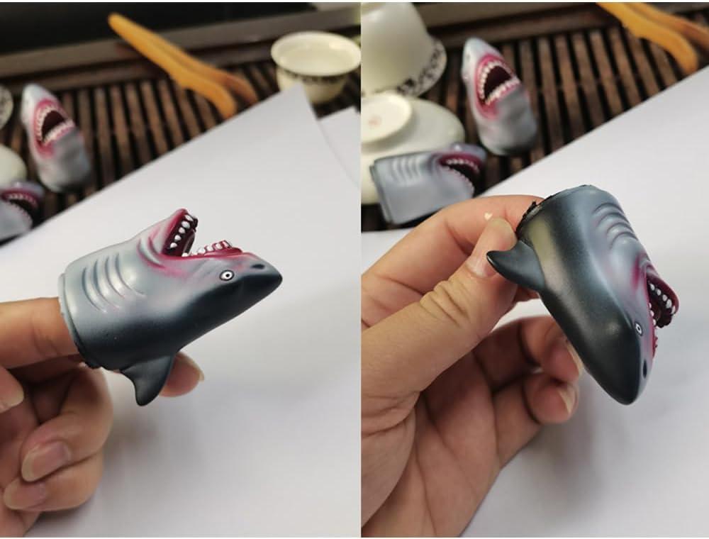 image:imageLot de 5 marionnettes Doigts en Forme de Requin Accessoires pour Doigts Animaux Marins