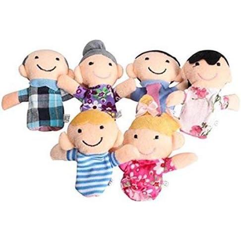 image:image6 picesEnsemble bb Enfants Famille marionnettes Doigt Histoire ducative Jeu Jouets Main