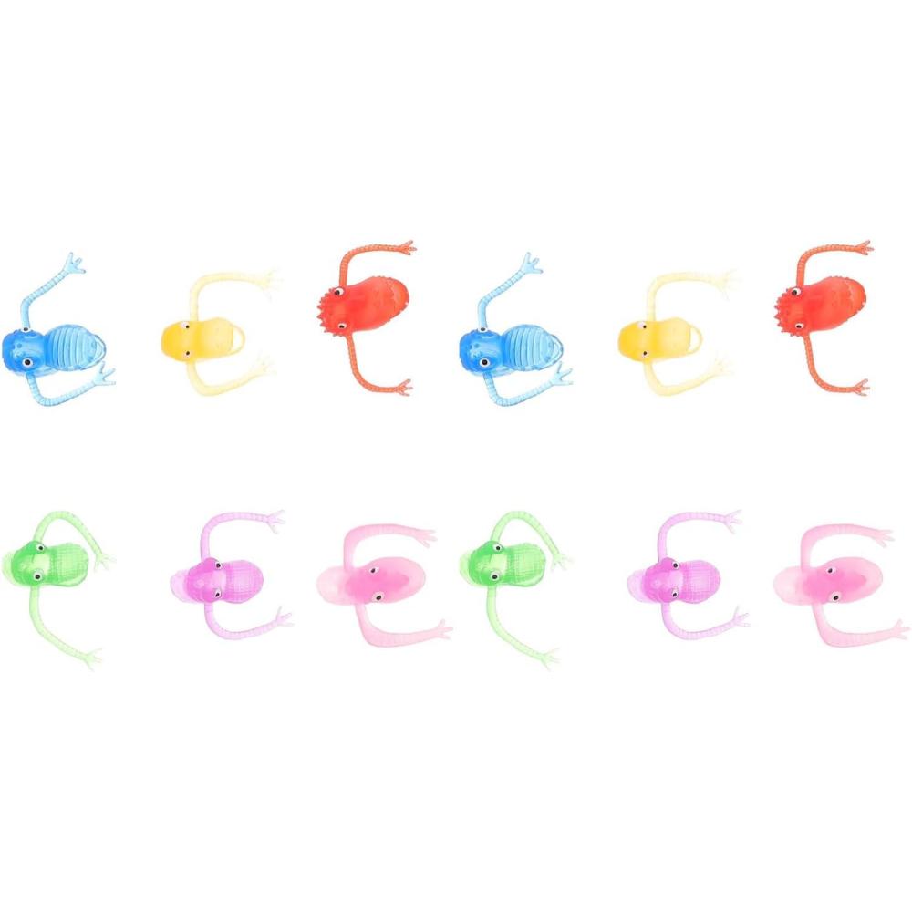 image:image60 Pcs Jouets danimaux pour ToutPetits Jouets Rampants pour Enfants en Vrac Mini Jouets Monstres Doigts pour Enfants Marionnettes Doigts De Dinosaure Jouet pour ToutPetits