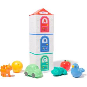 Ms. Rachel Official Learning Stacking House with 6 Surprises to Discover, Educational Toys & Toddler Toys for Girls & Boys Ages 18 Months to 3+ Years