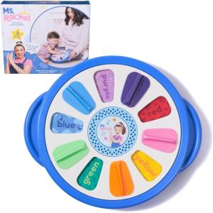 Ms. Rachel Official My First Learning Electronic School Bus with 2 Figures, Music & Sounds, Educational Toys & Toddler Toys for Girls & Boys Ages 1-3+(Learning Wheel)