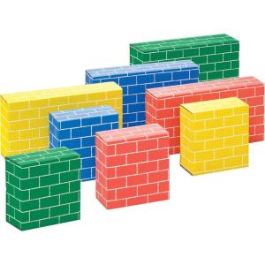 BANKERS BOX® at Play – Blocs de Construction en Carton pour Enfants – Lot de 40 Briques Empilables Grand & Moyen Format – Certifiés FSC – 100% Recyclables – Dès 3 Ans(Blocs de Construction)
