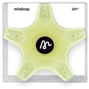 Anneau de dentition Jellydog en silicone de qualité alimentaire pour stimuler et masser les gencives douloureuses, convient aux bébés à partir de 3 mois(Grass)