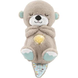Fisher-Price Ma Loutre Câlins Bonne Nuit Peluche | Peluche Veilleuse Bébé Musicale et Lumineuse | Veilleuse Doudou Bruit Blanc Bébé | Cadeau Naissance Fille et Garçon Nouveau né, FXC66(Loutre)