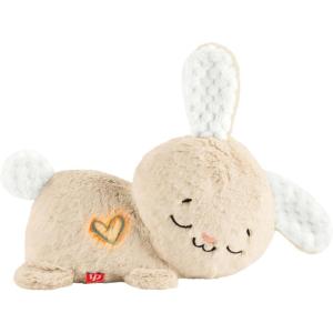 Fisher-Price Ma Loutre Câlins Bonne Nuit Peluche | Peluche Veilleuse Bébé Musicale et Lumineuse | Veilleuse Doudou Bruit Blanc Bébé | Cadeau Naissance Fille et Garçon Nouveau né, FXC66(Lapin)
