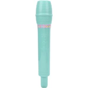 Annadue Jouet de Microphone pour Enfants, Faux Accessoire de Microphone en Plastique pour Halloween, Noël, Cosplay, Musique, Cadeaux de Fête d&rsquo;anniversaire (Black)(GREEN)