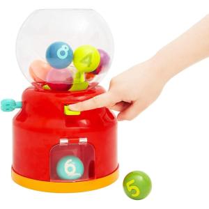 Battat – Trier et empiler – Trieur à emboîtement – Jeu de seaux empilables 19 pièces – 10 Tasses et 8 Formes – Jouet éducatif et de dextérité – 18 Mois et +(Jeu de chiffres)