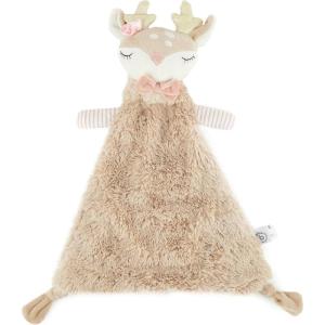 BIECO Peluche Herisson Doudou – Plat Renard – Animaux de la Forêt – Cadeau Naissance Garçon(Rosa)