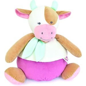 Baby NAT&rsquo; – Doudou Attache Sucette Lucien Le Chien 17 cm – Doudou Bébé Chien Mixte avec Oreilles Souples et Nouettes – Peluche Attache Sucette Lavable 30° Cadeau Naissance Fille Garçon – BN6026(Range-pyjama)