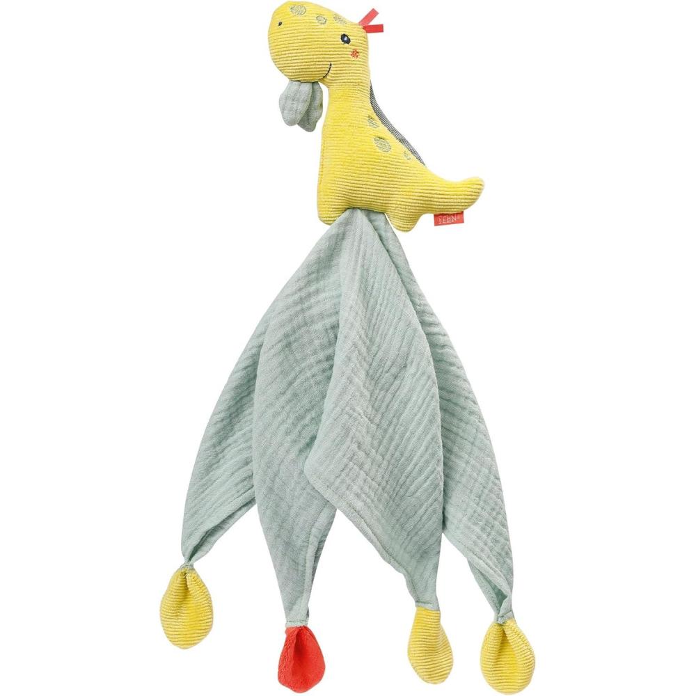 image:imageFehn Doudou Paresseux Camarade de Jeu Aide lEndormissement et Peluche Saisir Toucher Cliner et Aimer pour Bbs et ToutPetits ds 0 MoisDino