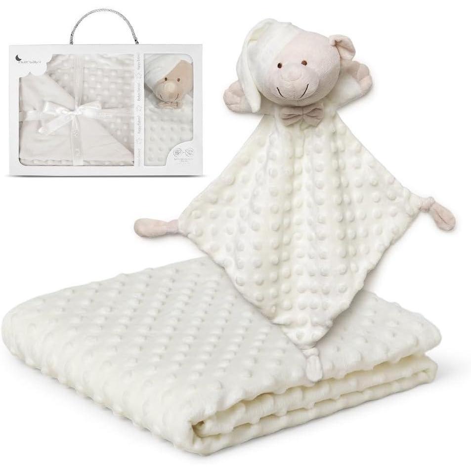 image:imageInterbaby Couverture en Bulles Coraline 80 x 110 cm Doudou Modle 28 x 17 cm PD00105Beige