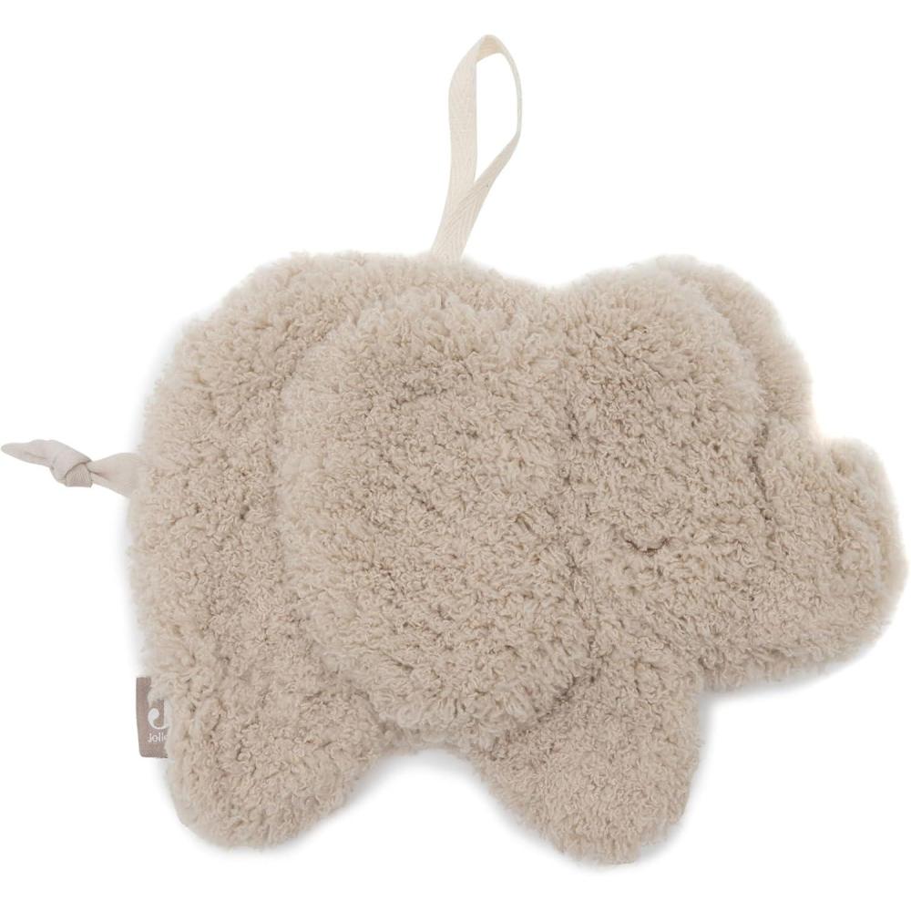 image:imageJollein Doudou Bb lphant Elephant Tales Sand Peluche amp AttacheSucette Ultra Doux Doudou Bb Cadeau de Naissance 19x14 cm