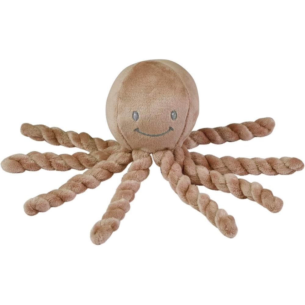 image:imageNattou Peluche Poulpe Compagnon de Route ds la Naissance 75 cm Polyester Lapidou TurquoiseMoka