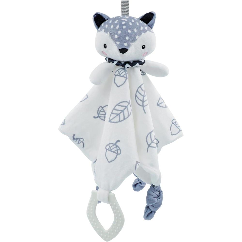 image:imageDoudou Bb lphant Peluche Plat Carr Mouchoir Hochet Jouet dveil 09 Mois Couverture Serviette Apaisante Enfant 1 An Cadeau Naissance Blanc RenardBlanc