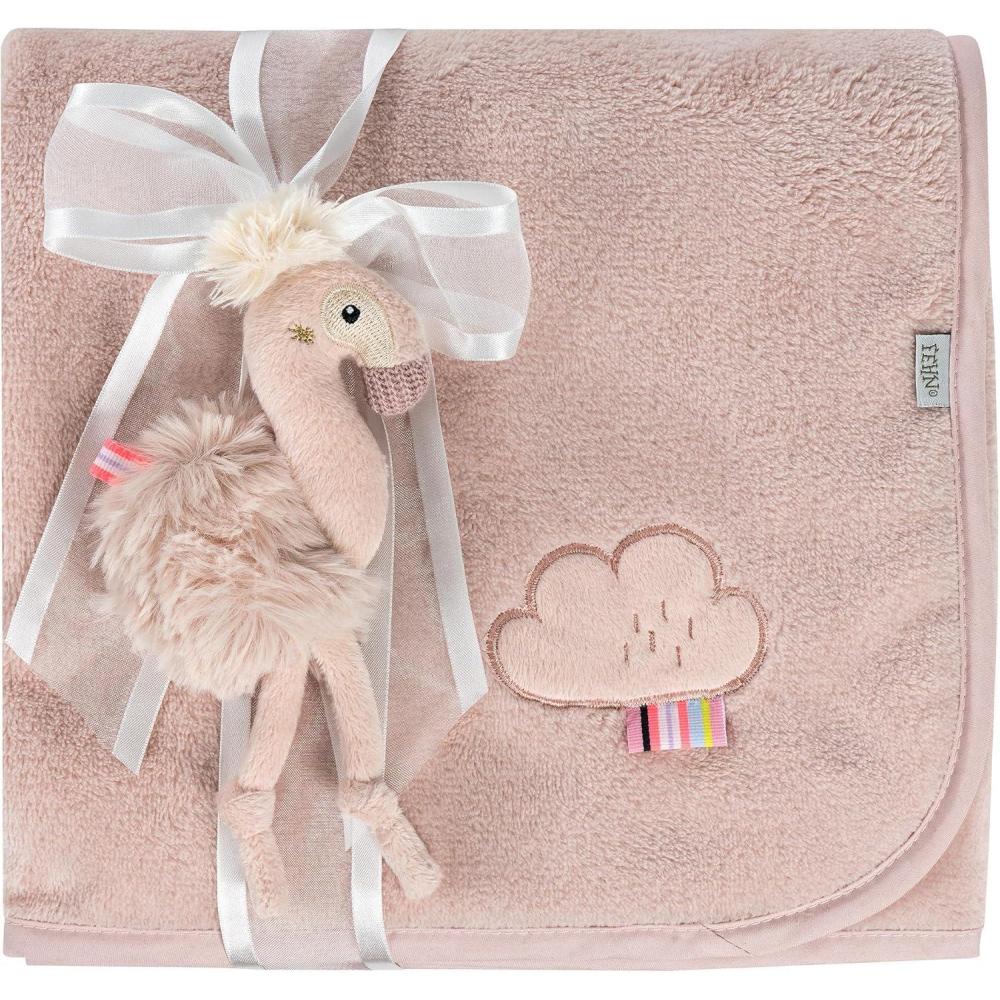 image:imageFehn Couverture Douillette avec Paresseux pour Bbs et ToutPetits ds 0 Mois Tapis dveil Doudou ou Plaid pour Les Clins la Maison et en Dplacementflamant rose