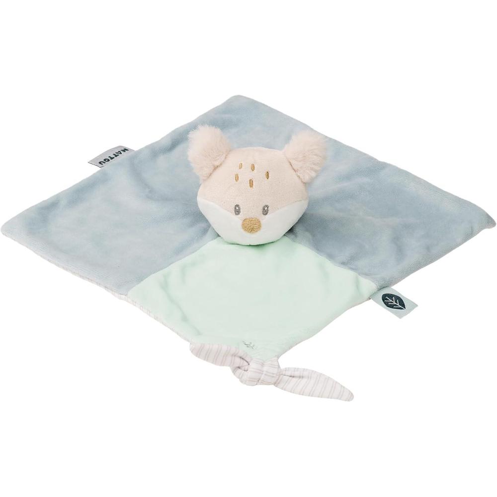 image:imageNATTOU Doudou Plat Loup Attache pour Sucette 27 x 27 cm Tim et Tiloo Beige 498128 Gris40 x 40 x 9 cm