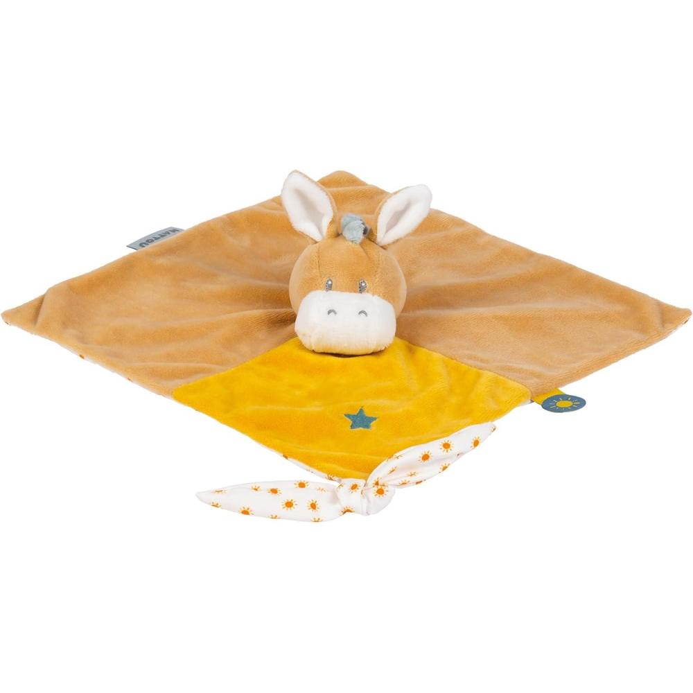 image:imageNATTOU Doudou Plat Loup Attache pour Sucette 27 x 27 cm Tim et Tiloo Beige 498128 GrisStandard