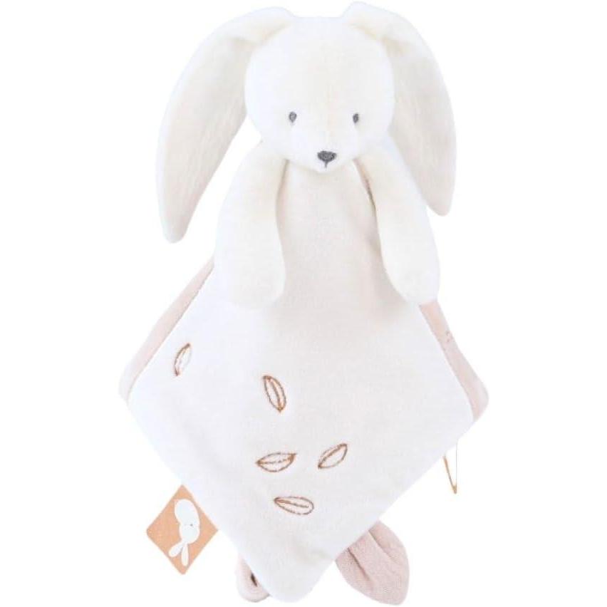 image:imageNOUKIES  Doudou bb et Enfant  Dinosaure Bleu Ops  Eveil et Sommeil  Marionnette  Cadeau de NaissanceLapin Blanc Snow
