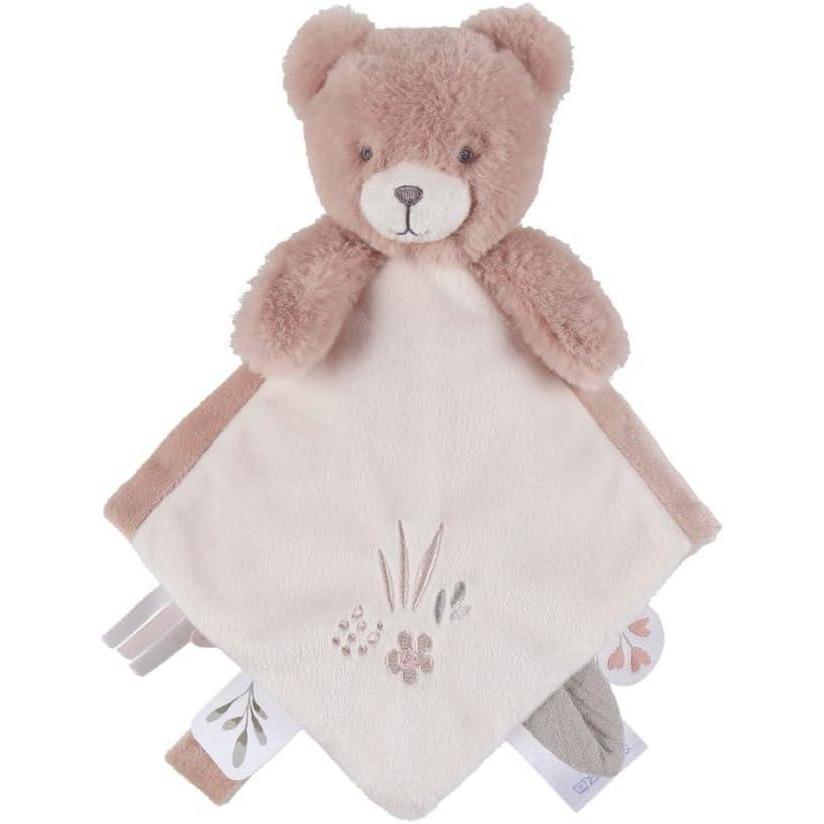 image:imageNOUKIES  Doudou bb et Enfant  Dinosaure Bleu Ops  Eveil et Sommeil  Marionnette  Cadeau de NaissanceOurs Rose Lily