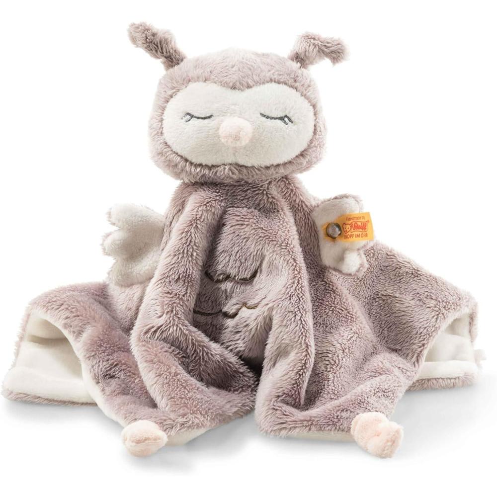 image:imageSteiff Ollie Doudou Chouette Rose et crme 26 cm Doudou pour bb Doux et LavableMarron