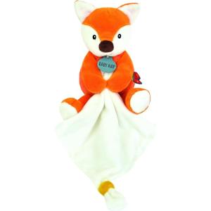 Baby NAT&rsquo; – Doudou Balthazar Le Renard – Peluche Bébé – Doudou Renard Doux et Facile à Attraper – pour Bébé Garçon ou Fille Dès la Naissance – Compagnon Jour et Nuit – Idée Cadeau – BN6019(Doudou avec Mouchoir – Balthazar le Renard)