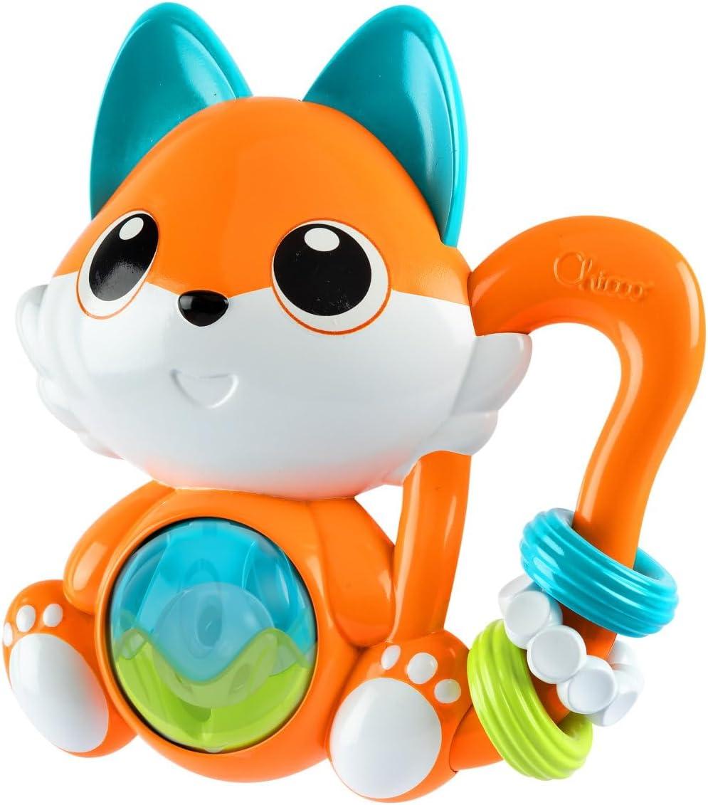 image:imageChicco Hochet Panda avec anneaux en plastique souple pour la dentition de bb facile prendre en main encourage le dveloppement de lactivit manuelle et visuelle jouets pour bb 018 moisRenard
