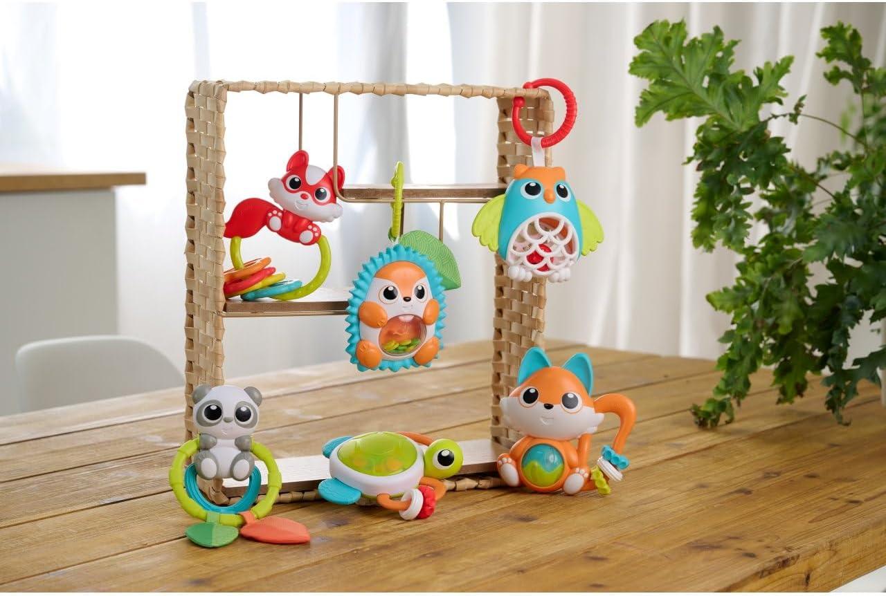 image:imageChicco Hochet Panda avec anneaux en plastique souple pour la dentition de bb facile prendre en main encourage le dveloppement de lactivit manuelle et visuelle jouets pour bb 018 moisRenard