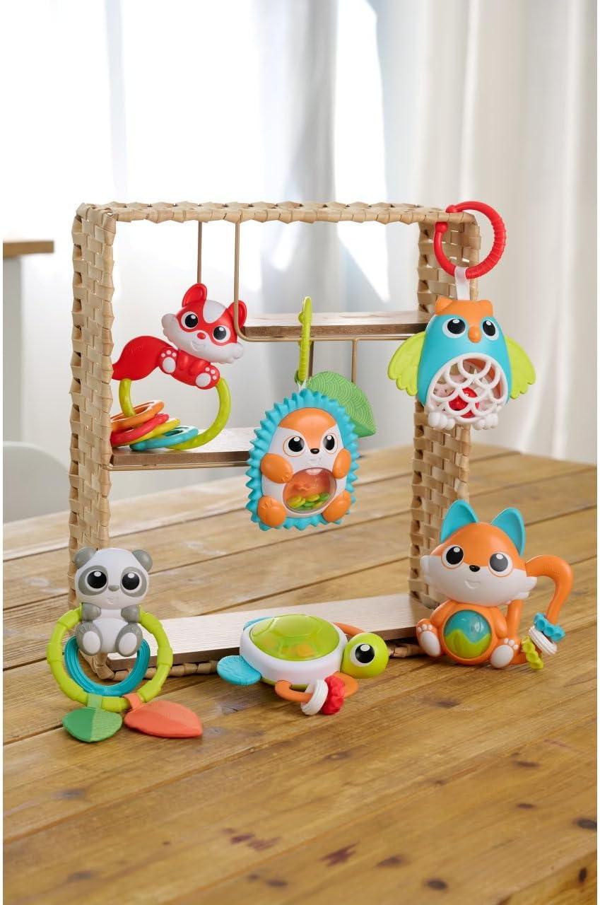 image:imageChicco Hochet Panda avec anneaux en plastique souple pour la dentition de bb facile prendre en main encourage le dveloppement de lactivit manuelle et visuelle jouets pour bb 018 moisRenard
