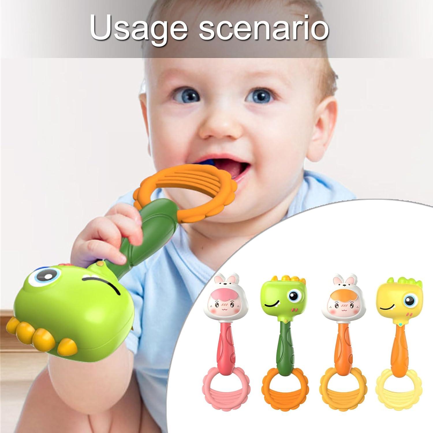 image:imageJouet main pour shaker portable pour nourrisson Dessin anim Dinosaure Nouveaun Activit cadeau Shaker pour bb pour 012 mois Jouet susorique pour bba
