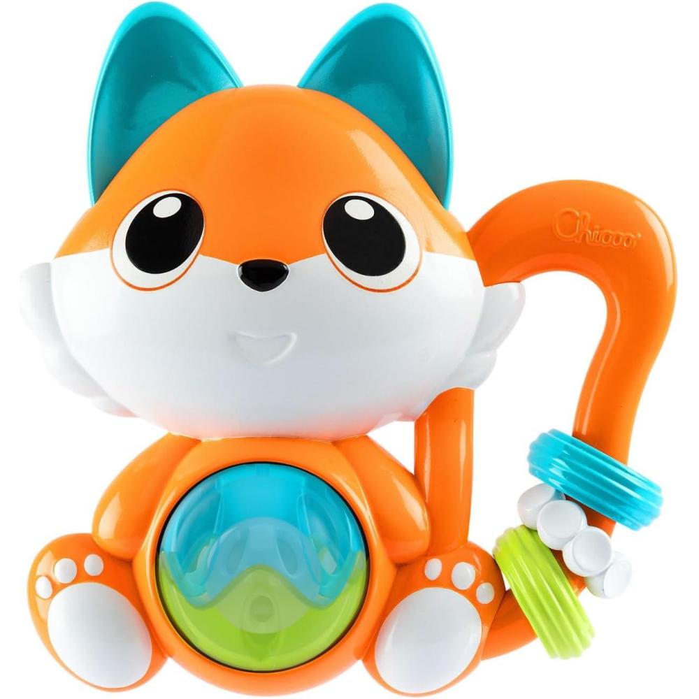 image:imageChicco Hochet Panda avec anneaux en plastique souple pour la dentition de bb facile prendre en main encourage le dveloppement de lactivit manuelle et visuelle jouets pour bb 018 moisRenard