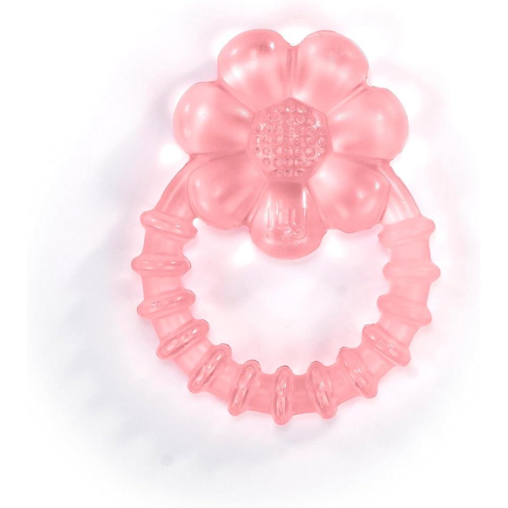 image:imageIngenuity ity by Ingenuity Cool Bite Water Anneau de dentition rfrigrer sans BPA multi textures en forme de fleur jouet unisexe pour enfants de 3 pois et plus DaisyRose