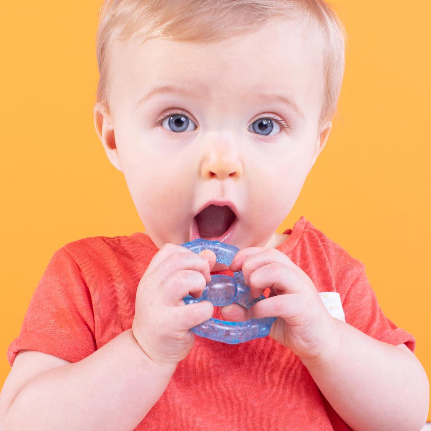 image:imageBright Starts Juicy Chews 3 paquets de jouets de dentition texturs pastque ananas banane sans BPA unisexe 3 mois et plusStay Cool