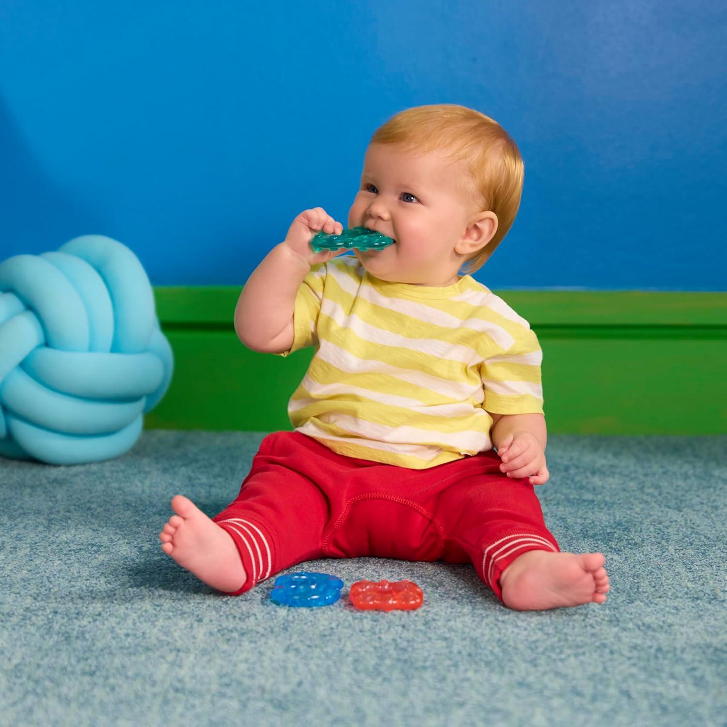 image:imageBright Starts Juicy Chews 3 paquets de jouets de dentition texturs pastque ananas banane sans BPA unisexe 3 mois et plusStay Cool