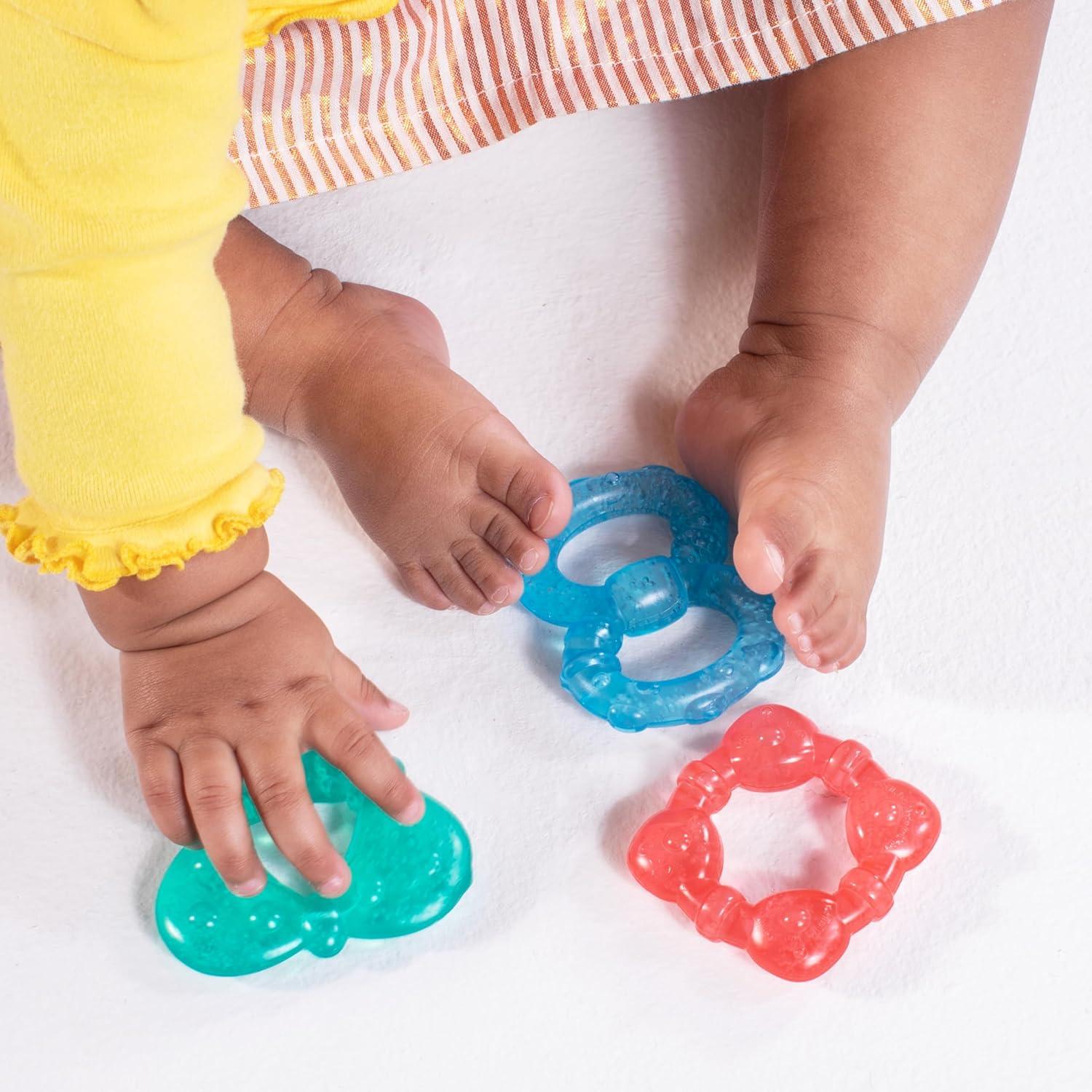 image:imageBright Starts Juicy Chews 3 paquets de jouets de dentition texturs pastque ananas banane sans BPA unisexe 3 mois et plusStay Cool