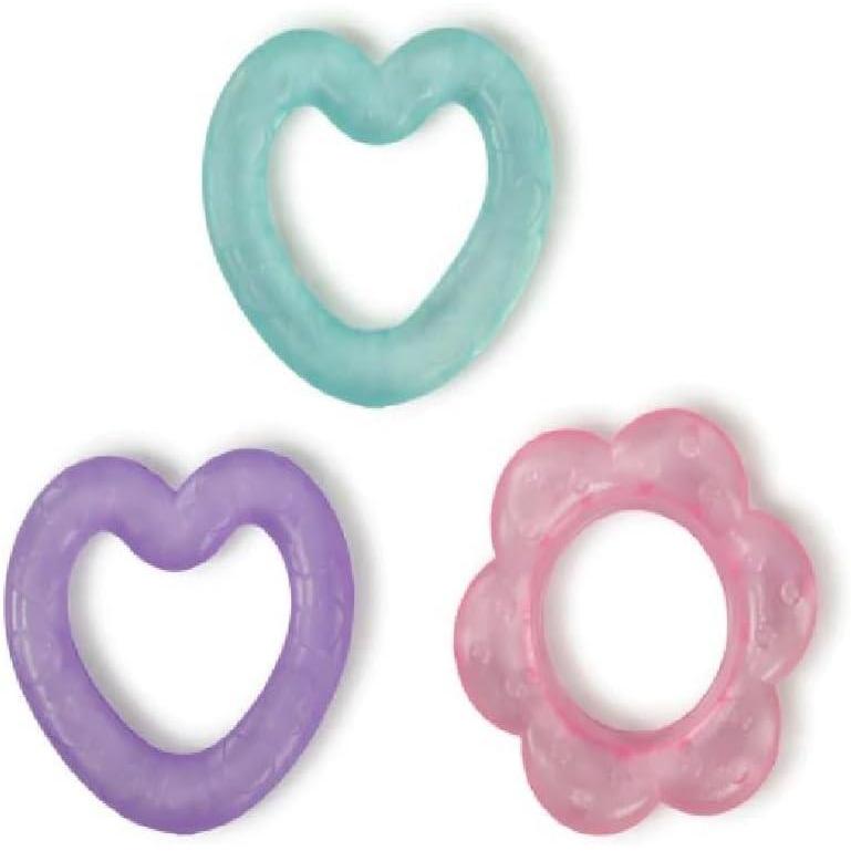 image:imageBright Starts Juicy Chews 3 paquets de jouets de dentition texturs pastque ananas banane sans BPA unisexe 3 mois et plusPetal Chill Teethe 3 PK