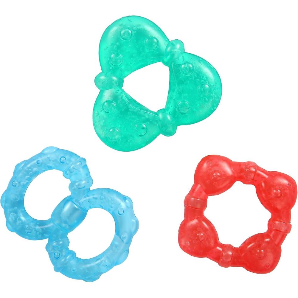 image:imageBright Starts Juicy Chews 3 paquets de jouets de dentition texturs pastque ananas banane sans BPA unisexe 3 mois et plusStay Cool